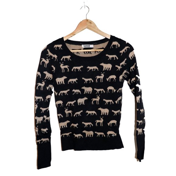 💫 3/$30 - Garage Animal Sweater